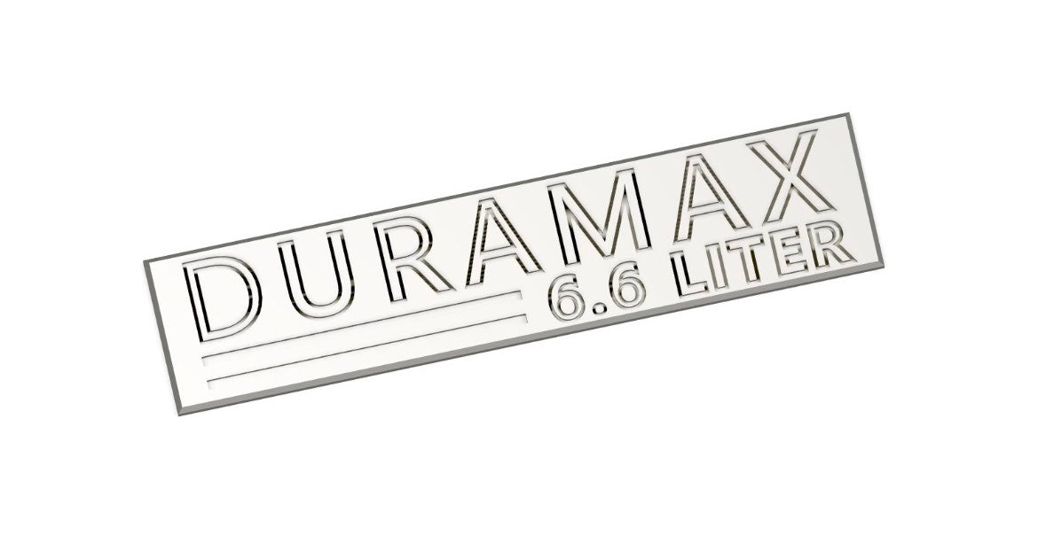 20-25 GMC Duramax Fender Badge